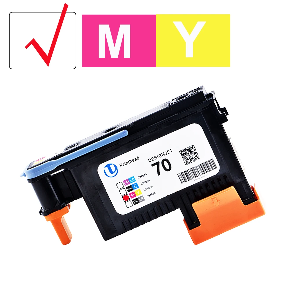 Cabeça de impressão para hp 70 substituição cabeça de impressão para impressora hp designjet z2100 z3100 z3200 z5200 z5400