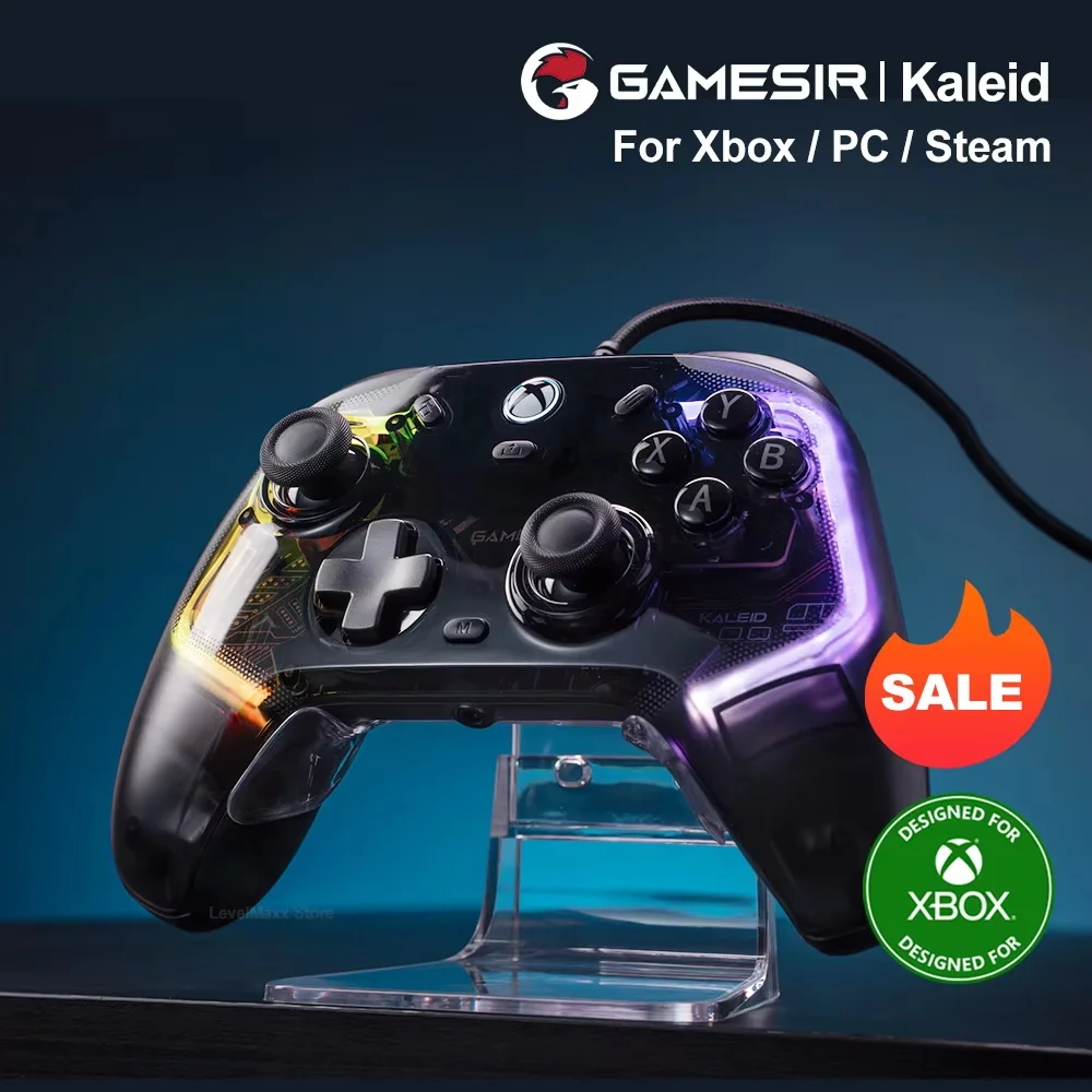 

Проводной геймпад Gamesir Kaleid для контроллера Xbox Series X/S One с джойстиками с эффектом Холла для игр на ПК