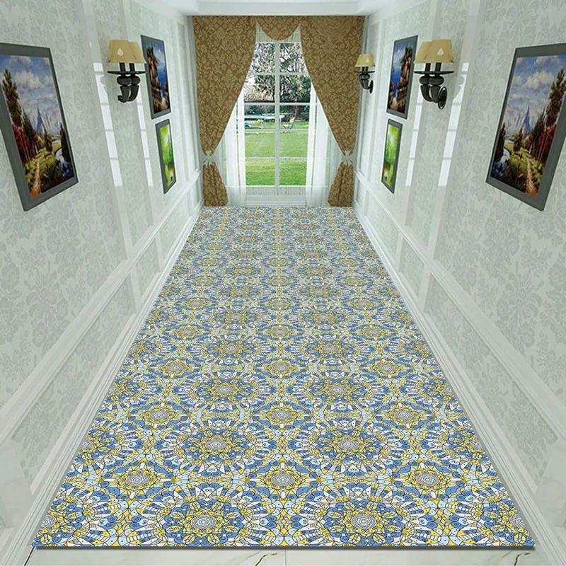 Reese Lobby Living Room Carpets Porch Rugs Arabic Pattern Infinite Hallway Corridor Aisle Hall Entrance Auditorium Restaurant