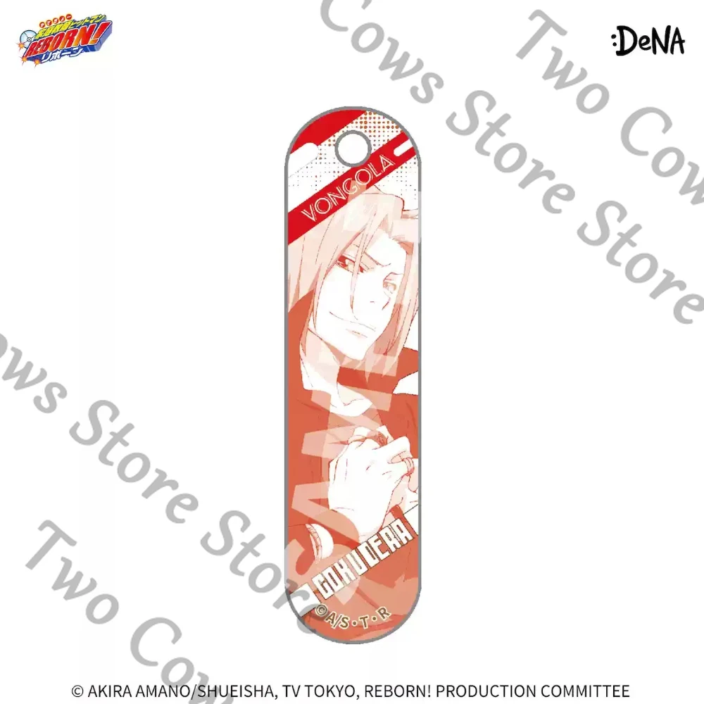 HITMAN REBORN Yamamoto Takeshi Sawada Tsunayoshi Reborn Gokudera Hayat Ranbo Sasagawa Ryōhei Pingente Oficial Chaveiro Aleatório