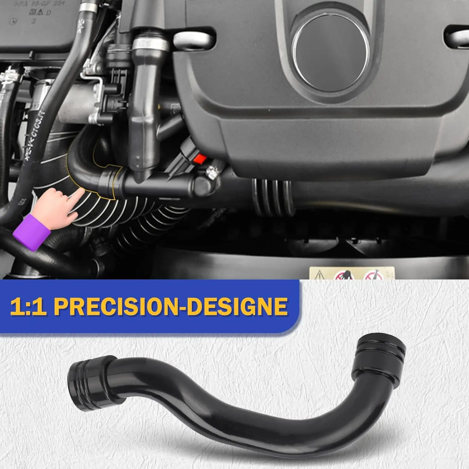 

Mini hose for turbocharger intake manifold repair of For Benz C180 C200 C250 E200 E250 SLK200 SLK250 W172 W204 W212 2710901629