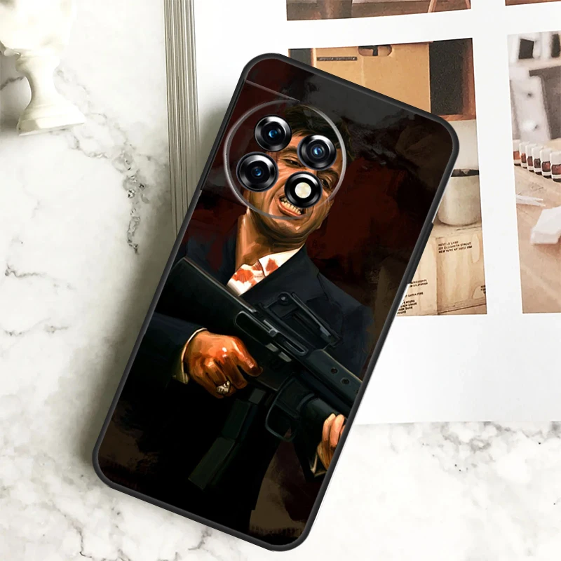 Tony Montana Scarface Al Pacino Case For OnePlus 12R 12 11 9 10 Pro 10R 9R 8T 10T Nord CE 2 3 Lite 2T N10 N20 N30 CE4 Cover