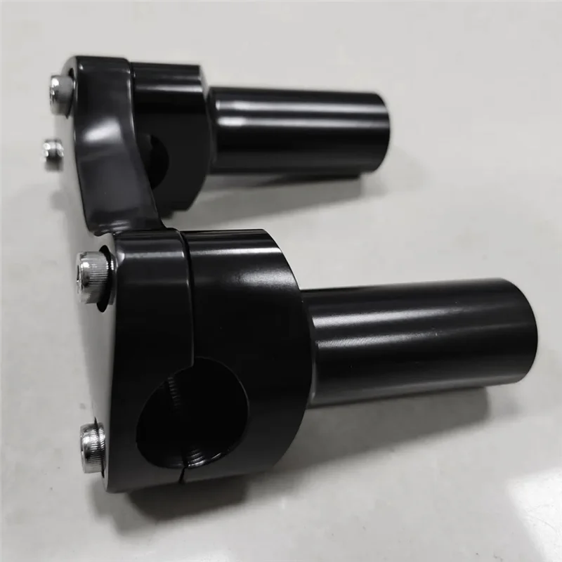 

OB-4 Inch Straight Handlebar Risers 1 Inch Top Clamp For Dyna Fat Bob Road King FLHR