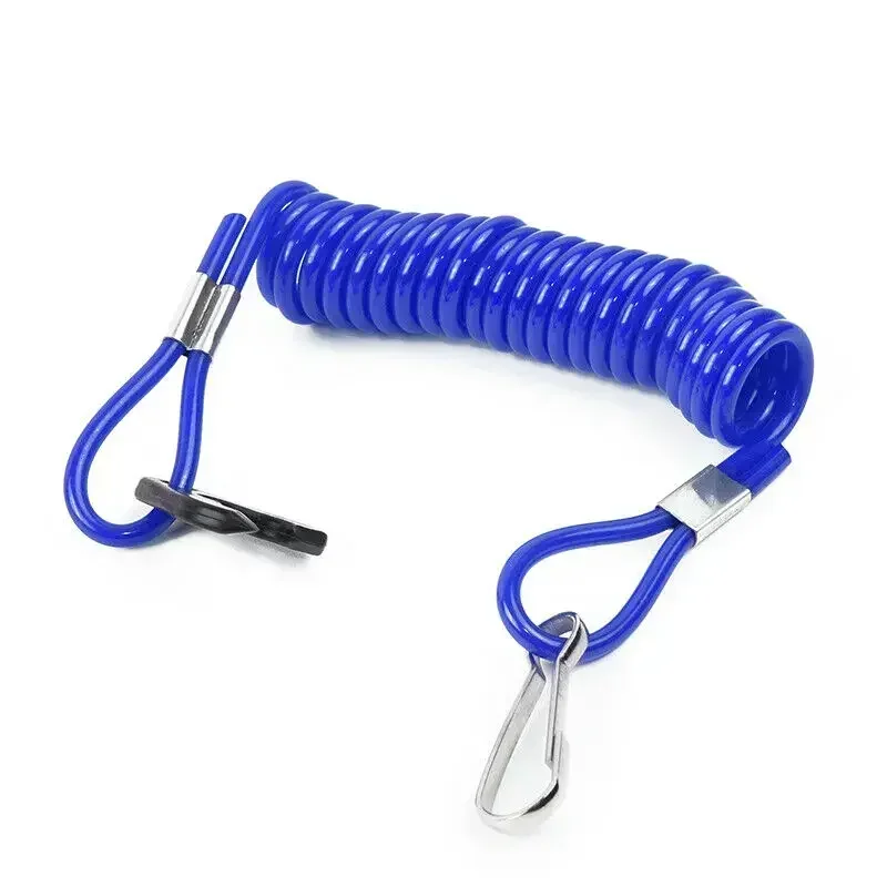 Carhome Jet Ski/Outboard Kill Switch – TPU+PVC Stop Lanyard with Key, Essential Marine Tool Accessory