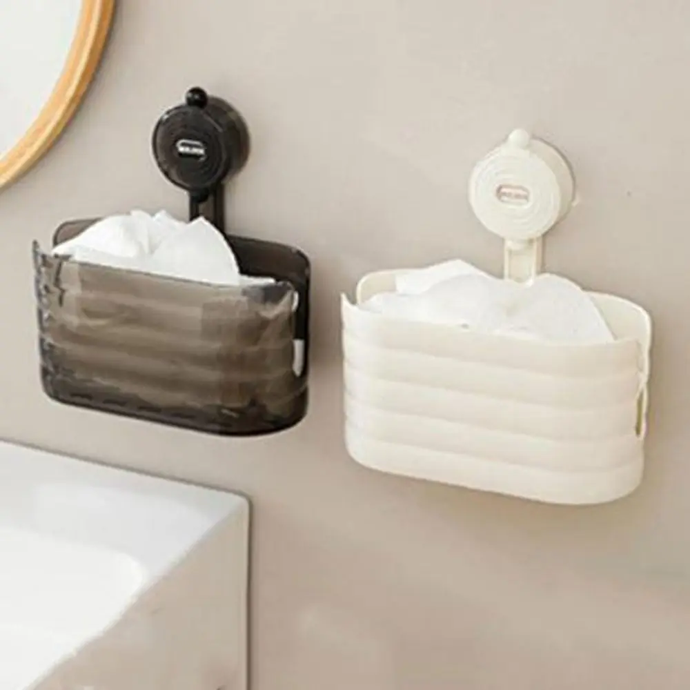 

Пластиковая присоска, органайзер для полотенец для лица, настенный съемный ящик для хранения мочалок с ручной шваброй, экономия места