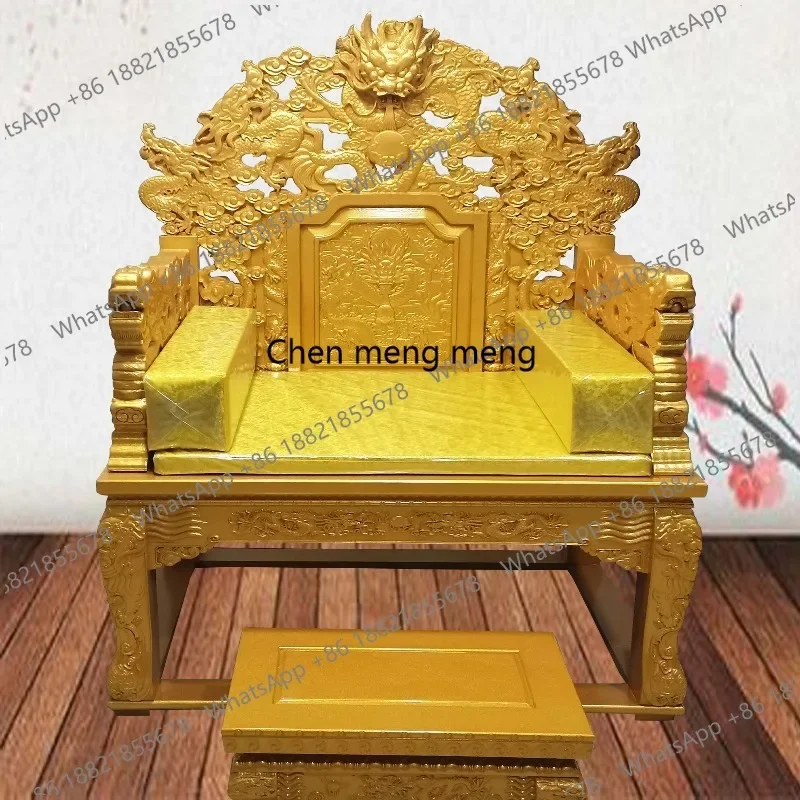 

Кресло-трон K178 из массива дерева, в стиле тайши, для медитации, в стиле древней архитектуры, для кино- и телесъемок, для фотосъемки.