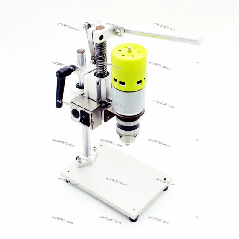 DIY Type 7-speed Motor Chuck High-precision Mini Bench Drill and Milling Machine Household Multi-power Drilling Machine