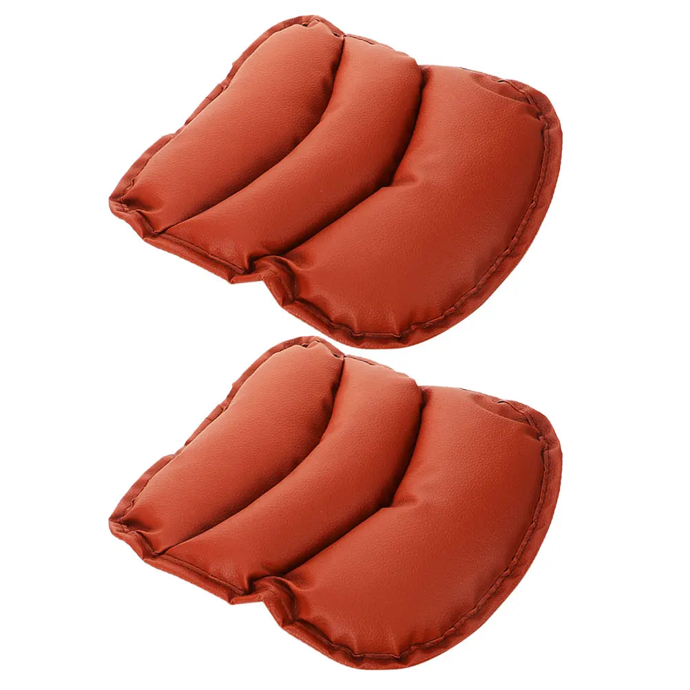 

2pcs Car Armrest Cushion Cover Durable Pu Cloth Elastic Cotton Universal Fit Non-Slip Center Console Pad Protective Mat For Car