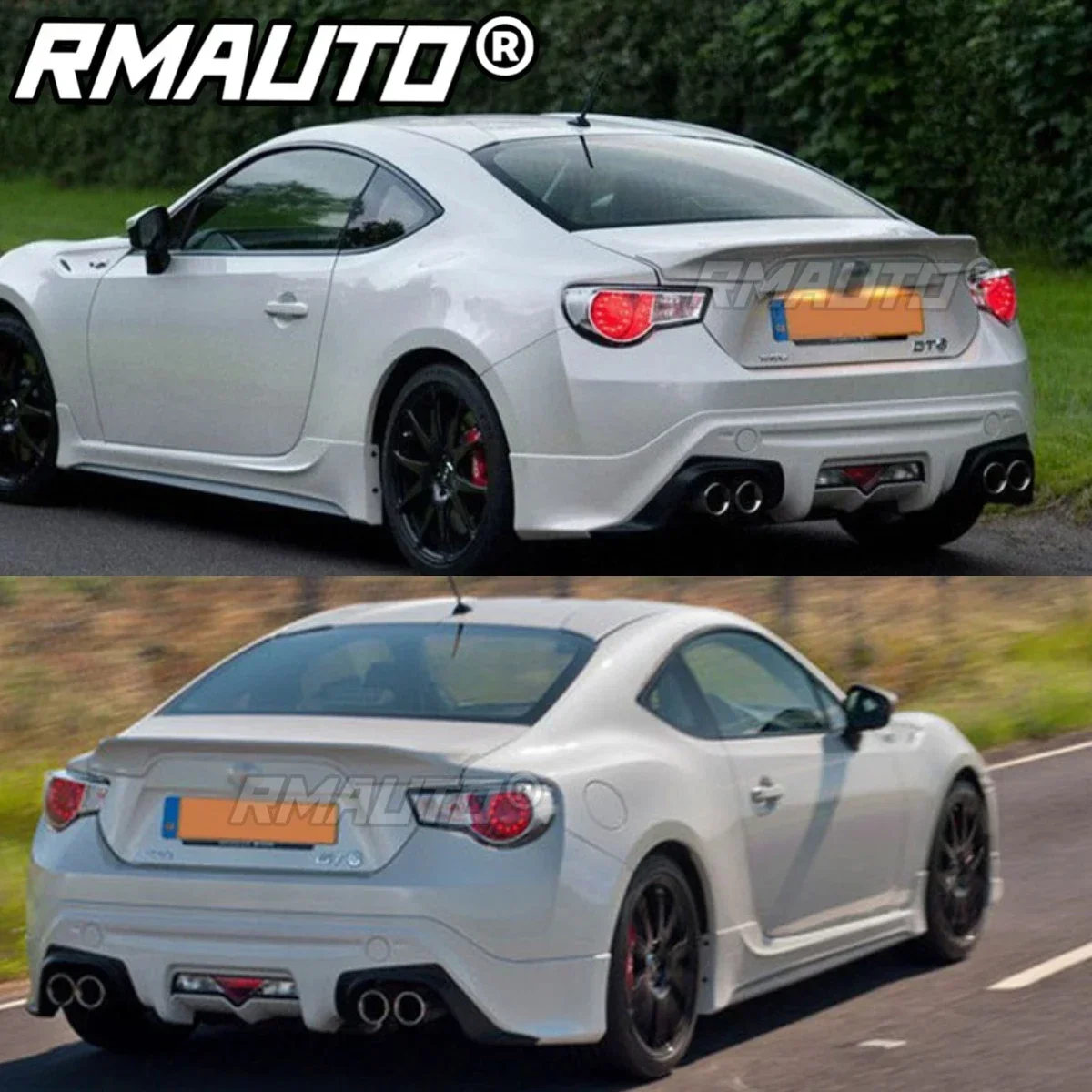 RMAUTO Carbon Fiber Car Rear Wing LEG MORTOR SPORT Style Trunk Lip Body Kit For Toyota GT86 Subaru BRZ Car Accessories Body Kit