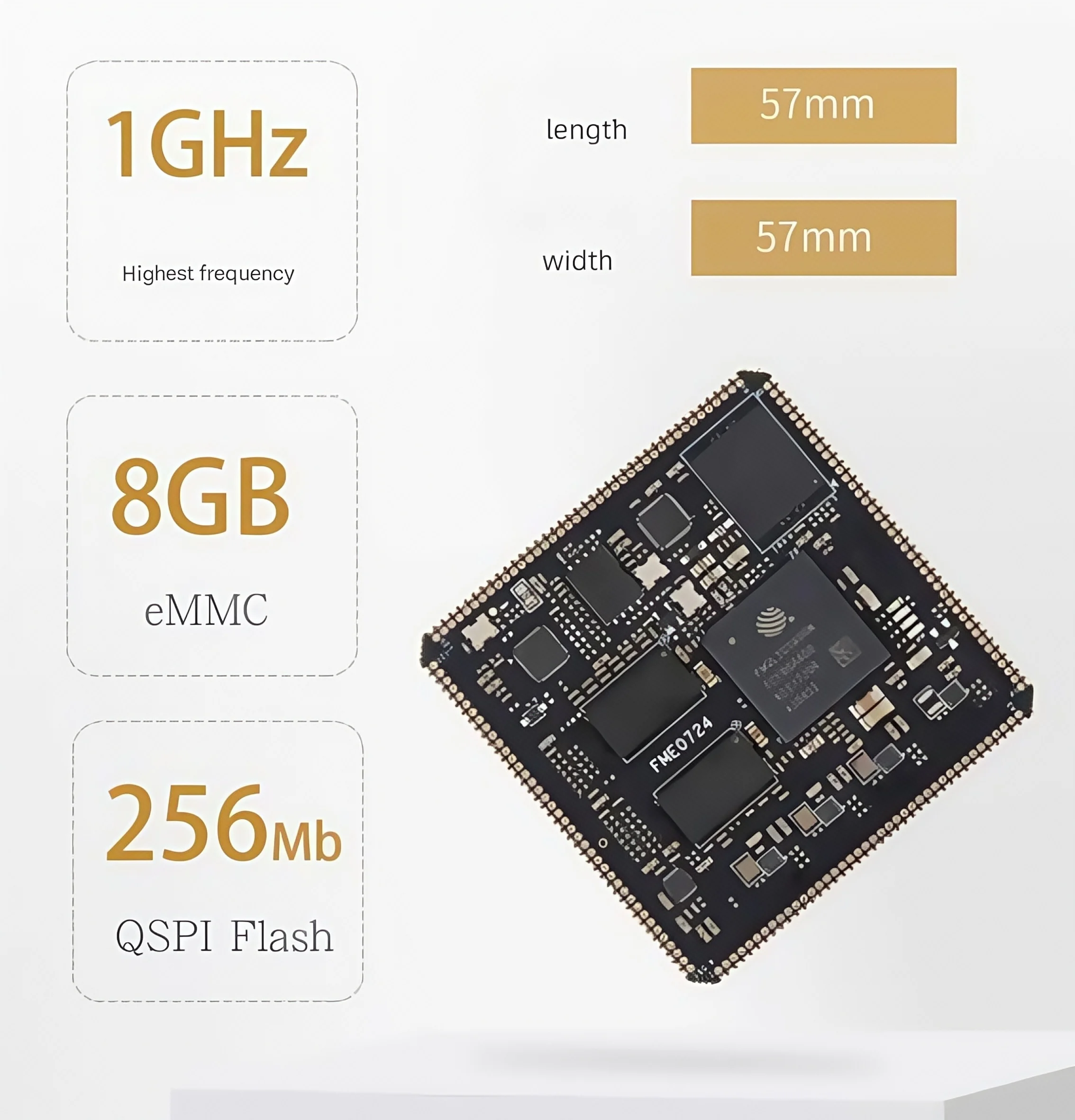 FPGA core board Fudan Micro ARM+FPGA replaces ZYNQ7020 FME0724