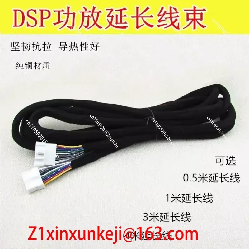 DSP Wire Harness Extension Cable Lossless Docking Adapter Plug All Pure Copper Wire Amplifier Extension Cable 0.5/1/3 Meters