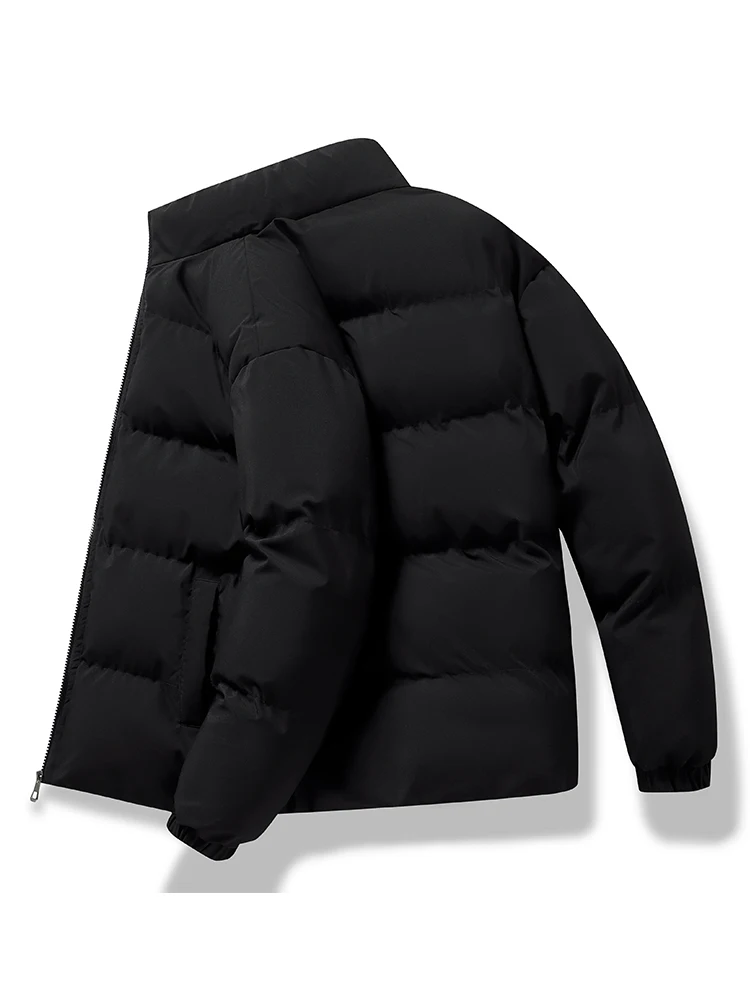 

Мужская зимняя куртка 2023 года: утепленная, с воротником-стойкой, повседневная, молодежная, модная, свободного кроя