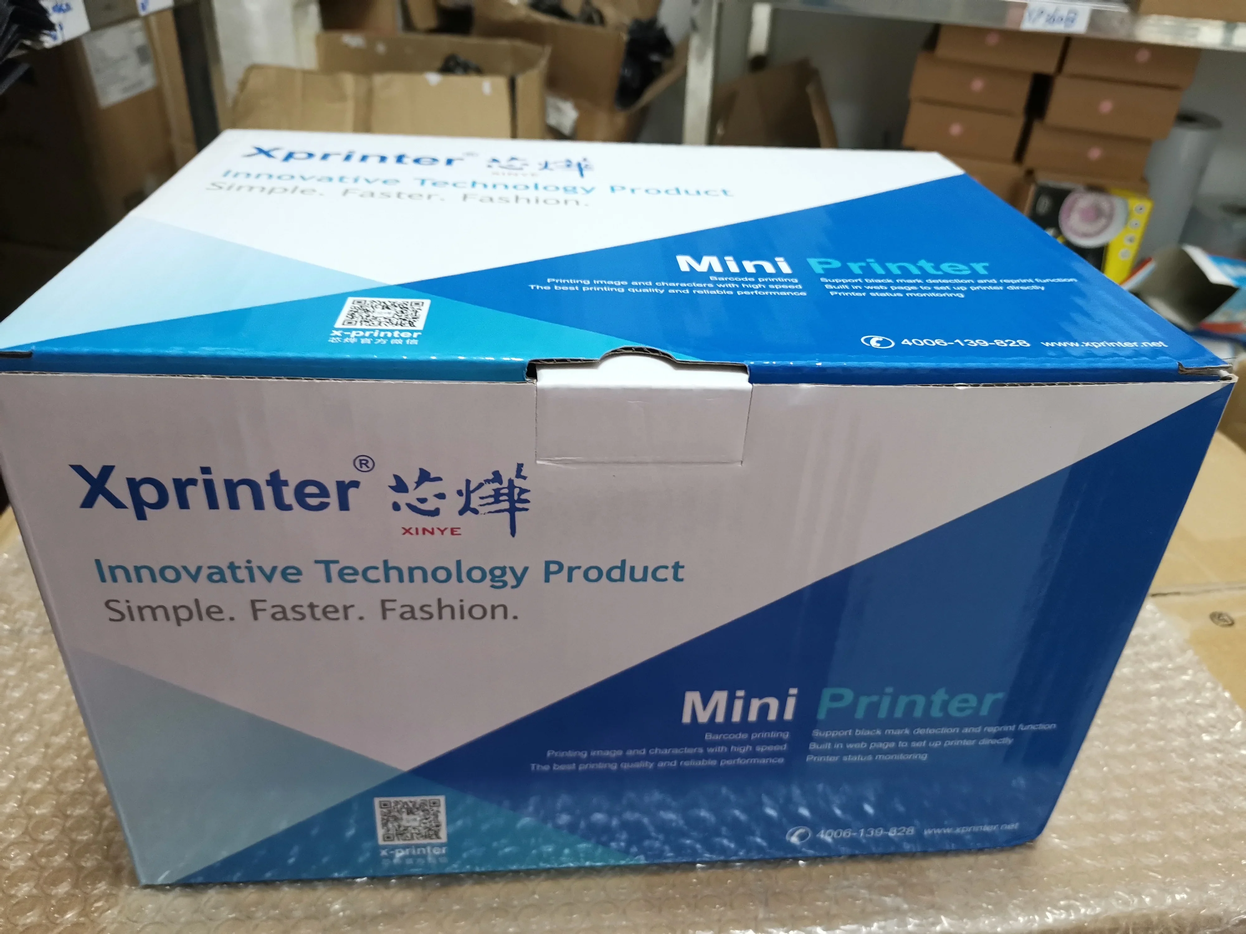 Spotlight   EU US UK AU XP-370B/370BM Thermal Printers 80mm Dual Function Receipt/Label/Barcode Shipping Bill Sticker Printer He