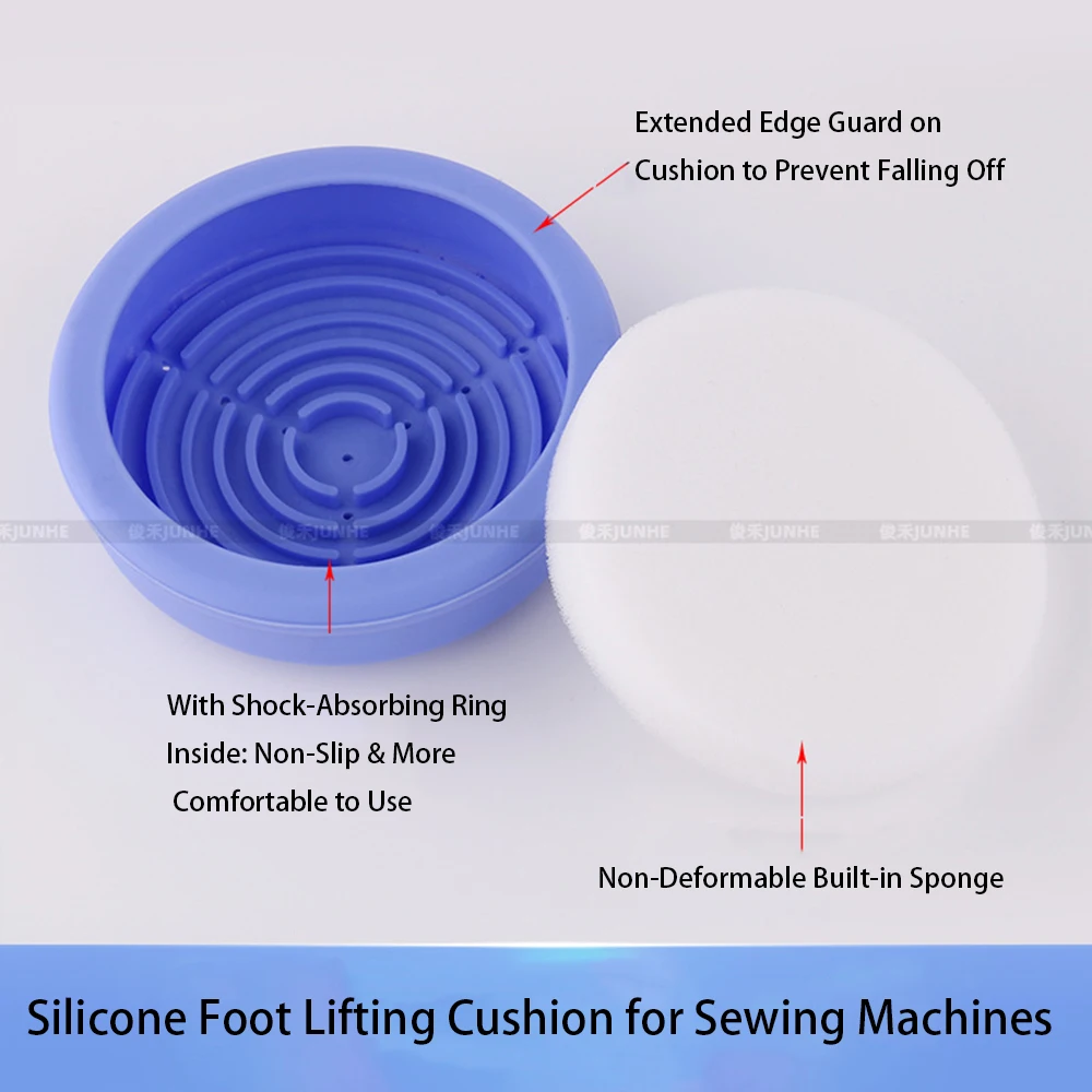 Anti Slip Nähmaschine Nähfuß Lift Pad Silikon Schwamm Kissen Komfort Stoßdämpfer Universal Fit Computergesteuerte Maschine