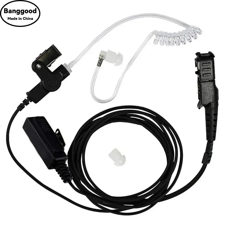 

Air Tube Earpiece Headset PPT Mic Microphone for Motorola XPR3500 XIR P6620 P6600 DP2400 DP3661 E8600 MTP3150 MTP3500 Radio