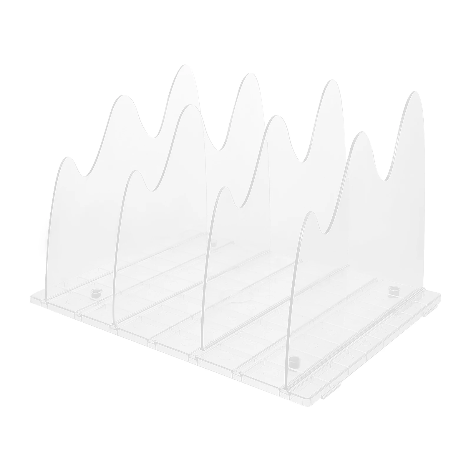

Storage Box Closet Divider Organizer Clear Plastic Transparent Multi-function Handbag Shelf Cabinet Tray for Home Office