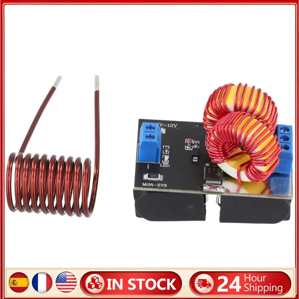 

Mini ZVS Induction Heating Board High Frequency Flyback Driver Heater with Coil Mini Induction Heating Power Supply Module
