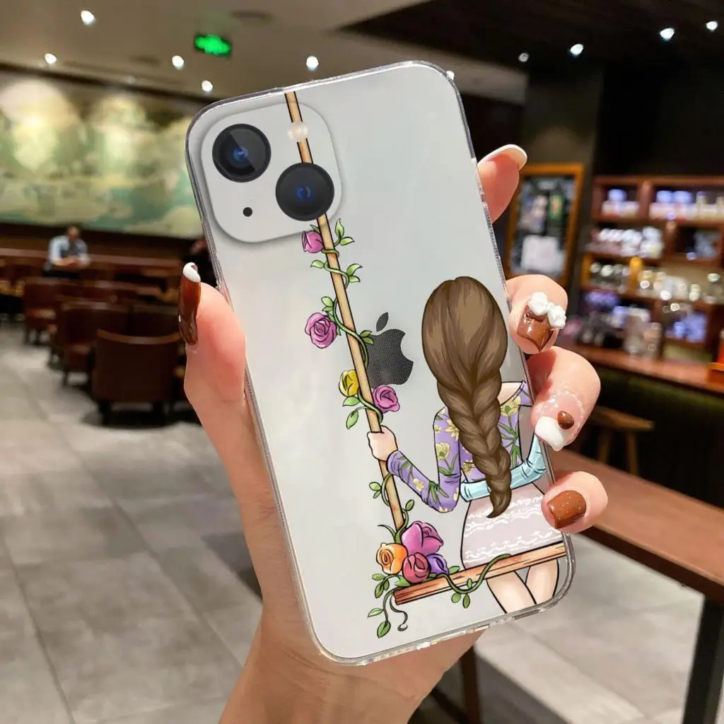 Travel Girls Bff Best Friends Forever Phone Cover For iPhone 11 12 13 14 15 16 Pro Max X XR XS Max 16Plus Soft Silicone TPU Case