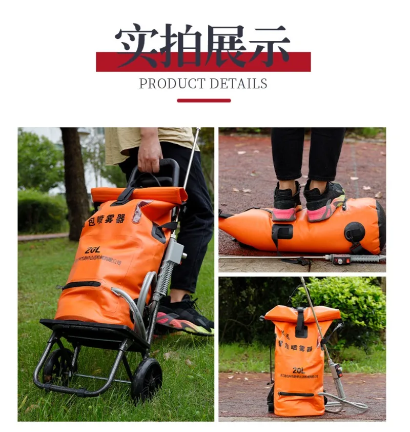 Agricultural, Backpack Type High Pressure Electric Sprayer, Sterilized Folding 20l