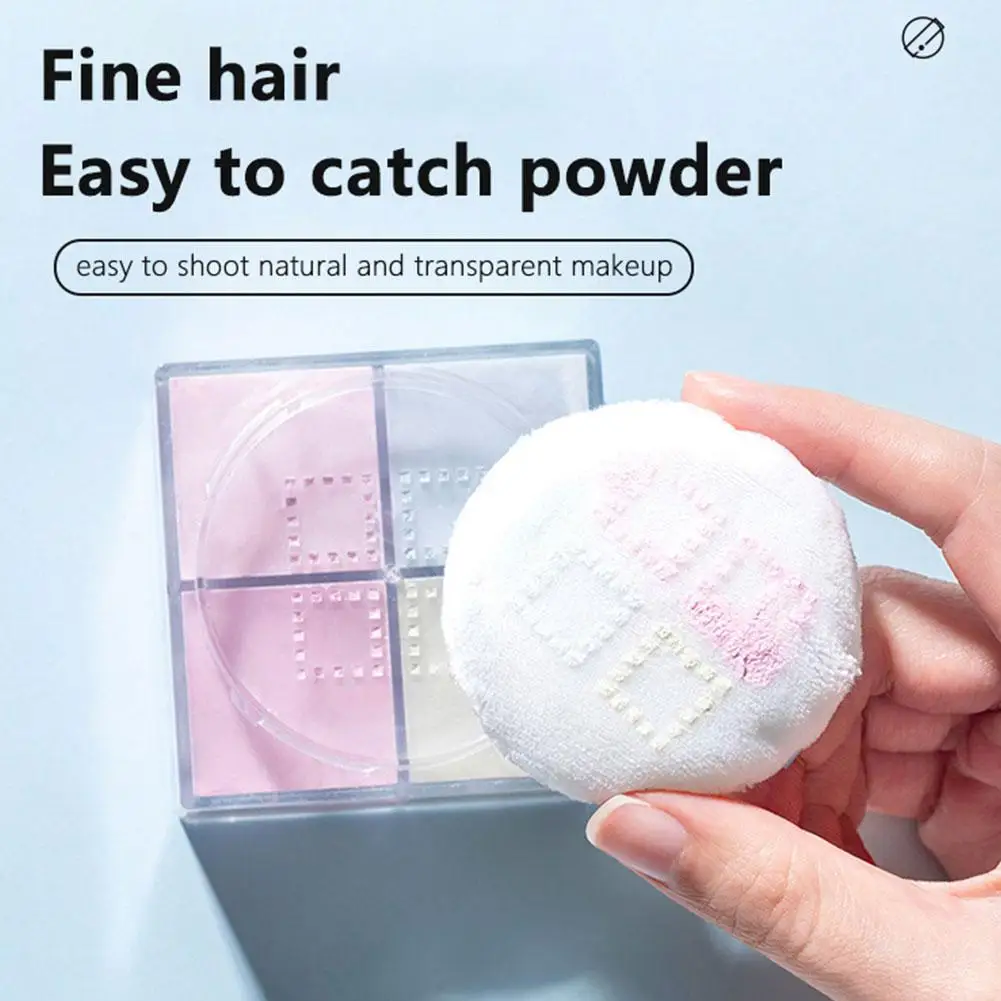 Loose Powder Puff Plush Cotton Pure Comfortable Flocking Puffs Beauty Talcum Foundation Powder Tool Makeup Body D1U3