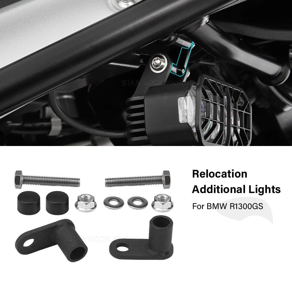 Auxiliary Brackets For BMW R1300GS R 1300GS Console Additional Light Mount Relocation Additional Lights Brackets Accessories