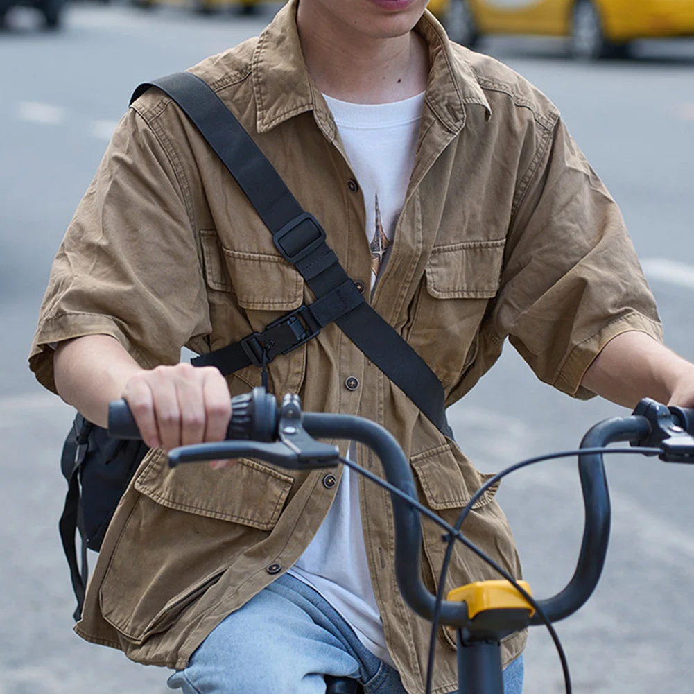 حقيبة ظهر مساعدة بثلاث نقاط وحزام ثابت وحقيبة كتف ثابتة قابلة للتعديل وحزام مضاد للانزلاق لحزم الحبال والمسنجر #3