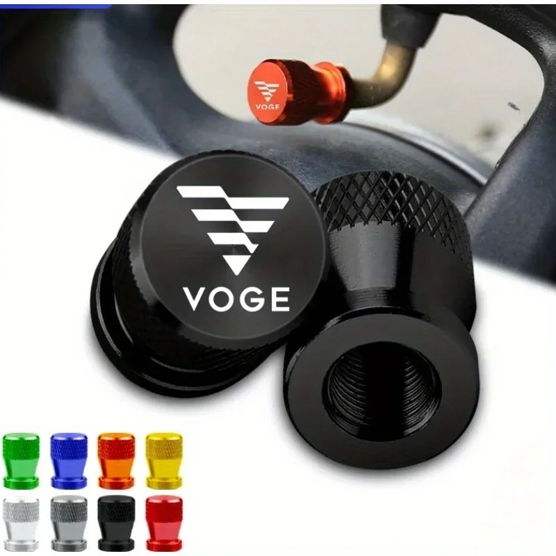 2pcs CNC Aluminum Motorcycle Tire Valve Stem Caps Airtight Cover for LONCIN Voge 900 DSX 500R 300RR 250RR 180RR AC Durable Metal