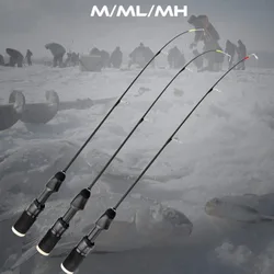1pc 50cm Winter Ice Fishing Rod Portable Winter Ice Fishing Pole Spinning Rods for Ice Winter Fishing Tackle