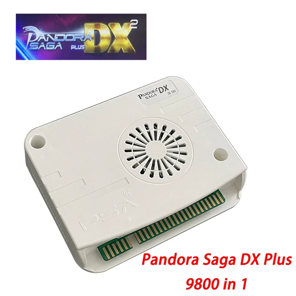 Pandora Saga Plus DX Arcade Jamma Board, 9800 in 1, 32G, CGA, VGA, HDMI Compatible, 3P, 4P, High score Record, 3D Tekken