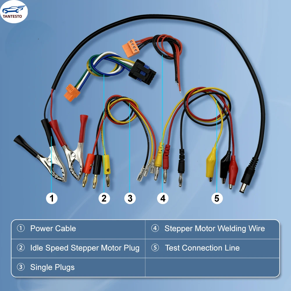 QDB-3A Automobile Ignition Coil Tester Car Idle Stepping Motor Solenoid Valve Injector Actuator Fault Detector Driver Generator