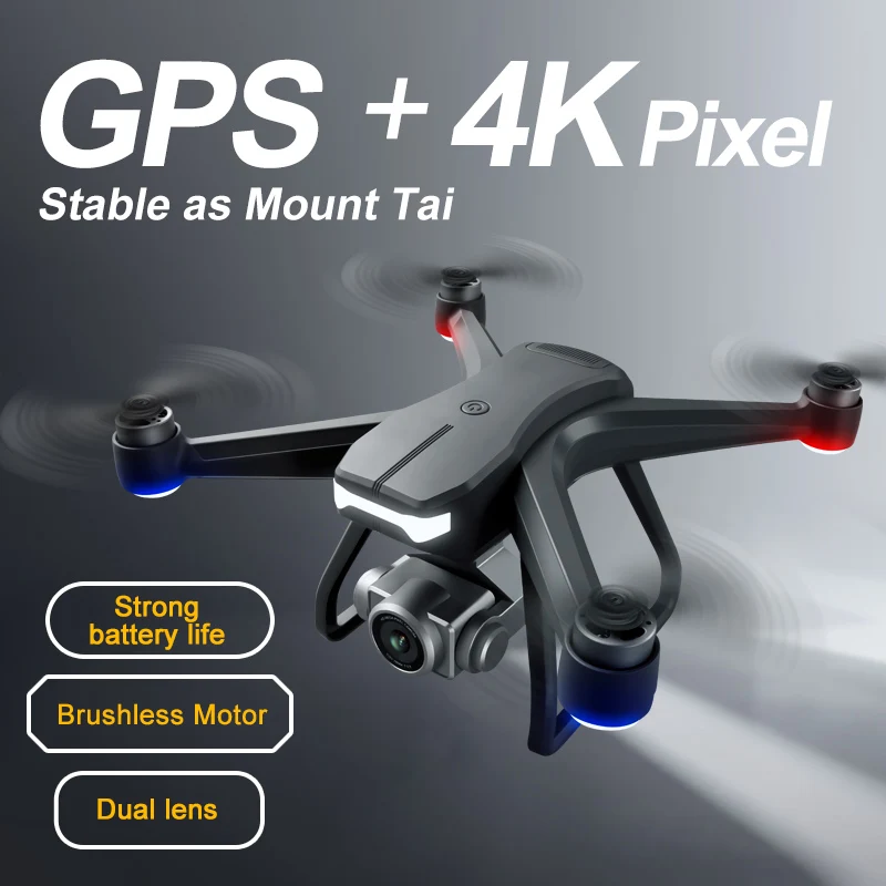 F11 2021 New Quadcopter 4K HD Professional Camera 5G WIFI FPV Drone Image Transport Brushless Motor Foldable GPS Dron Toys