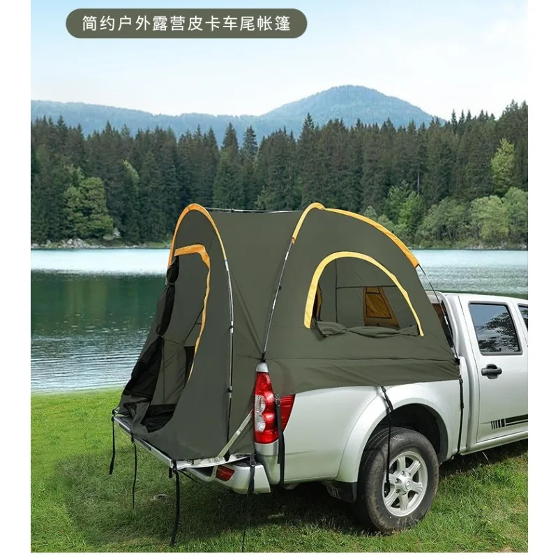 pickup tent outdoor, self-driving car rear shading, portable tent