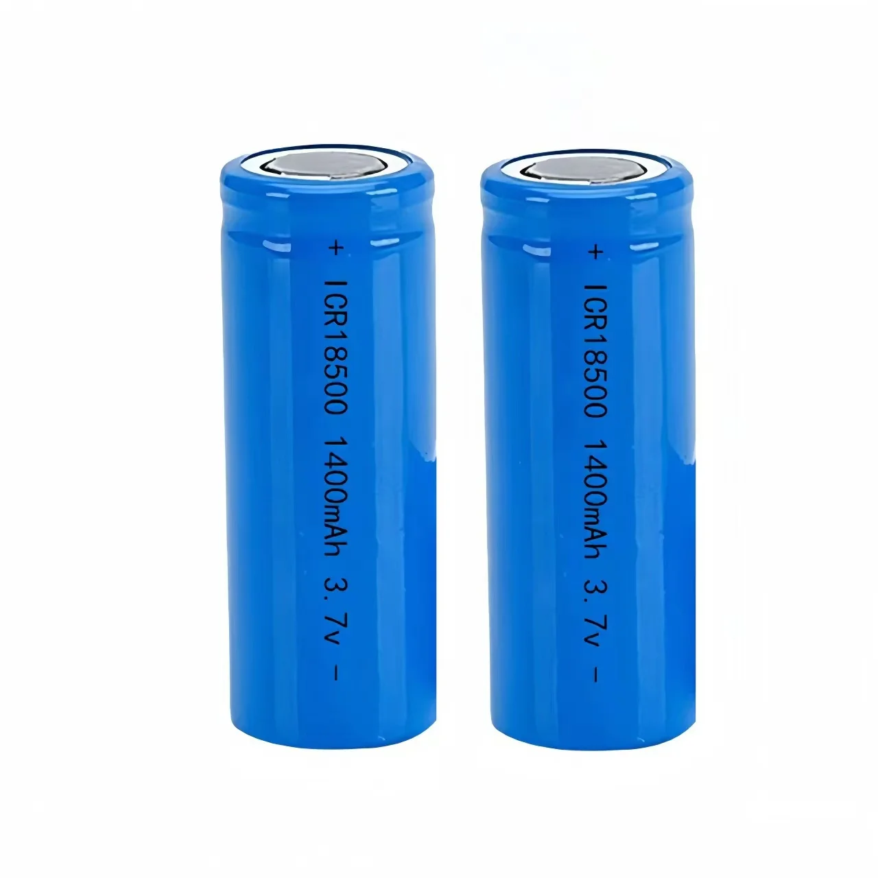 6pcs/lot 18500 rechargeable battery 1400mAh 3.7V rechargeable lithium ion for flashlight shaver