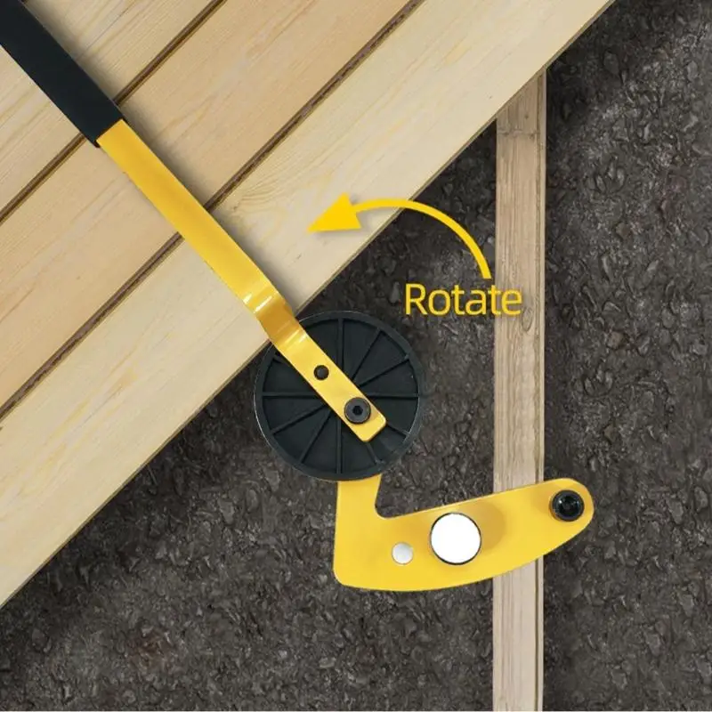 Инструмент для выпрямления настила, фиксирующий держатель чаши, ручка, гибочный станок из композитного дерева и металла для для