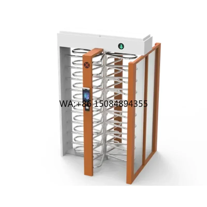 

Full Height Turnstile 304 Stainless Steel Paint Design for Stadium Gym High Security Access Control System