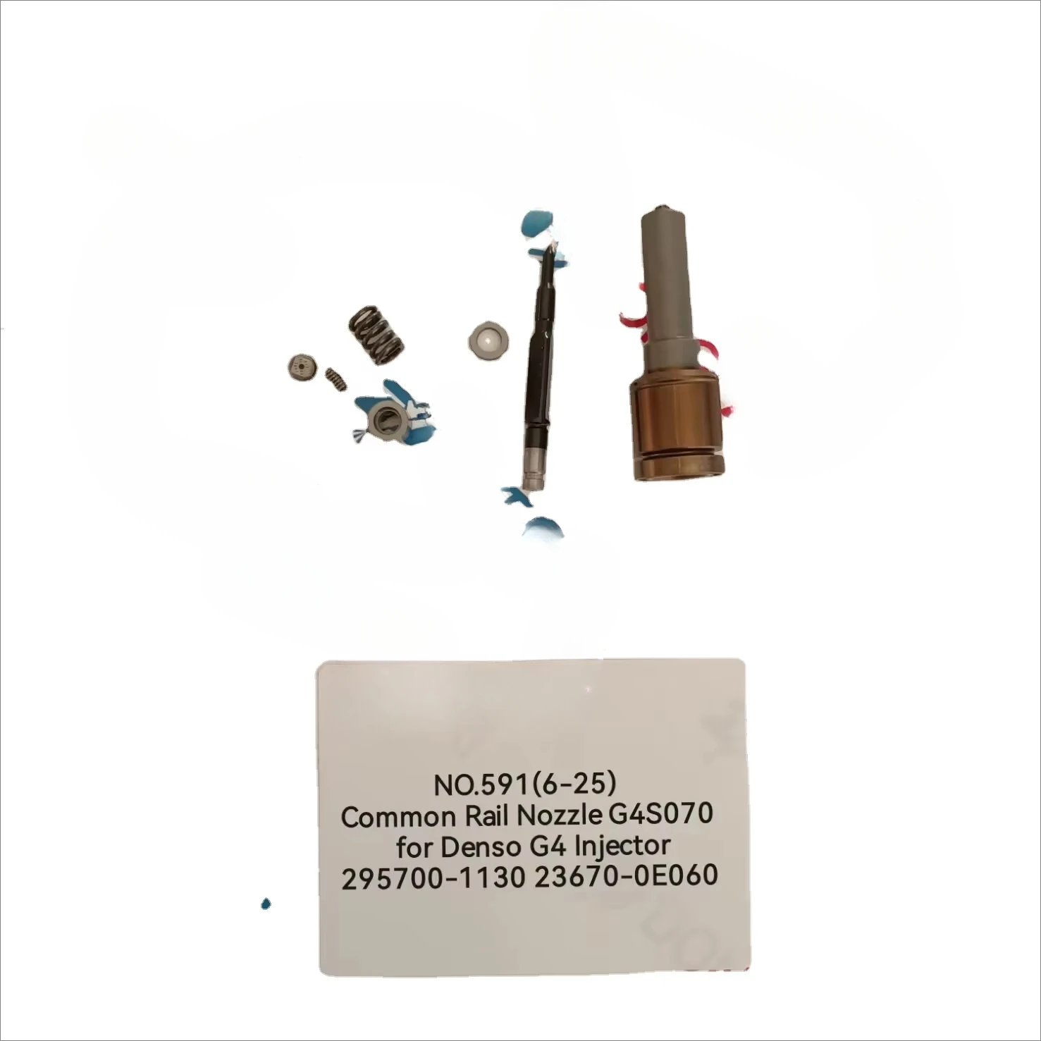 

NO.591(6-25) Diesel Fuel Common Rail Injection Nozzle G4S070 for Denso G4 Injector 295700-1130 23670-0E060