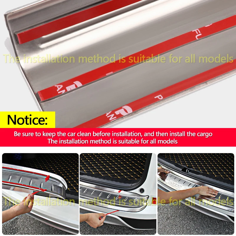 For Ford Focus 2021 High Quality Stainless Steel Back Rear Trunk Internal External Sill Scuff Plate Protection Pedal Cover