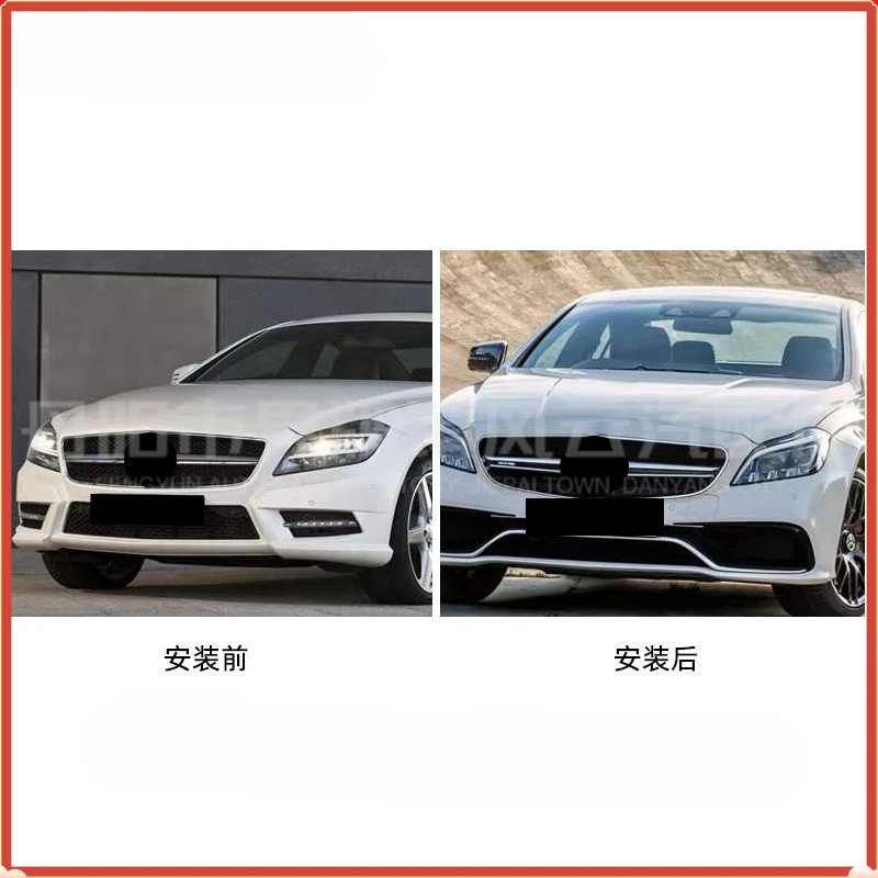 

Подходит для Mercedes-Benz CLS Upgrade CLS63 Body Kit W218, модифицированный передний бампер CLS63, AMG, задний губный хвостовой диффузор