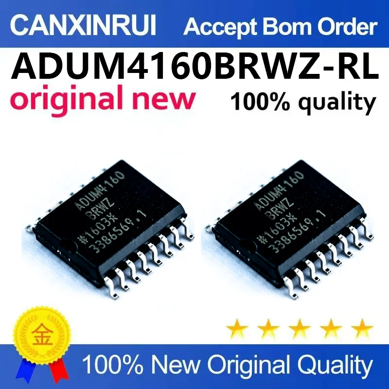 （5pcs-100pcs）Original genuine ADUM4160BRWZ-RL isolated USB chip package SOP-16 wide body