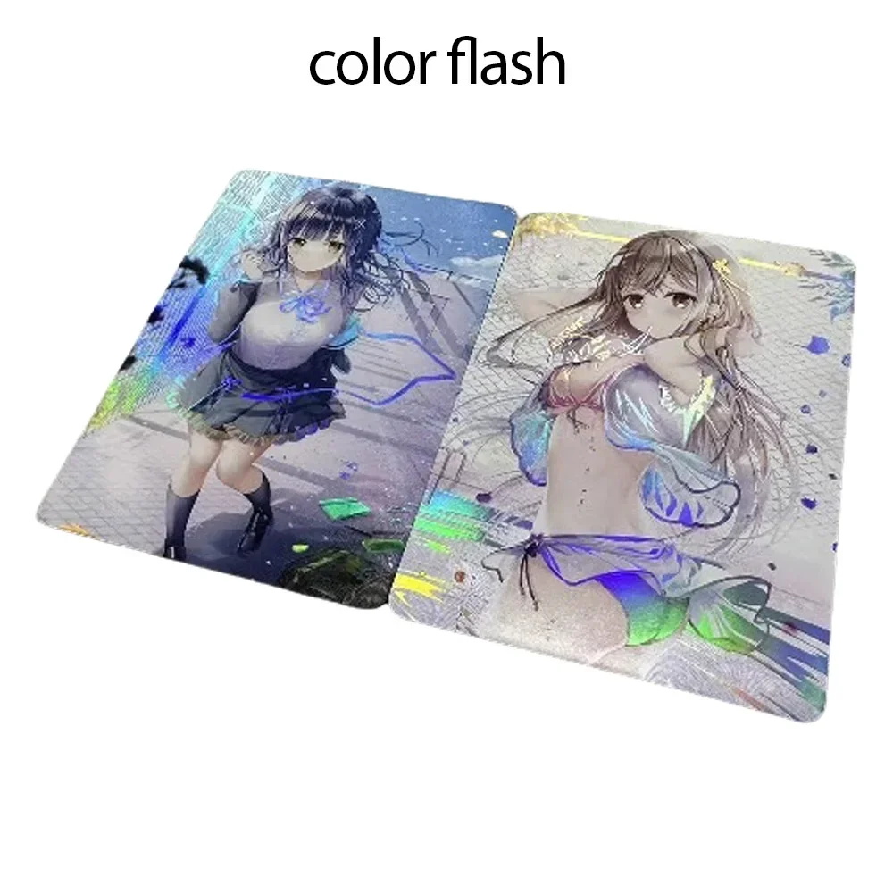 DIY Original Card Series Set Confession Moment 2pcs Refractive Flash Card Anime Peripheral Game Collection Card Holiday Gift