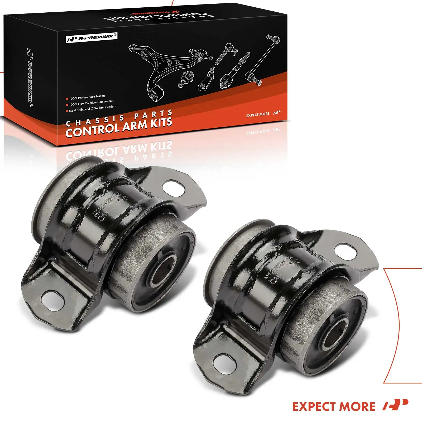 A-Premium 2x Front Left & Right Lower Rearward Control Arm Bushing for Ford Mustang 2005-2010
