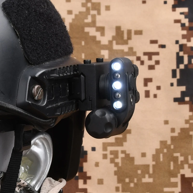 Casco táctico WADSN GEN 2 – Luz LED roja y blanca para Airsoft y caza - imagen 2