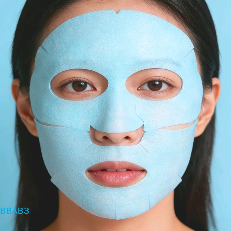 【B】قناع الوجه الورقي القابل للذوبان من فيلم الكولاجين، ملصق الوجه والجلد والخد، خطوط التصحيح للجبهة، رقع لشد العناية بالبشرة ومضاد للشيخوخة