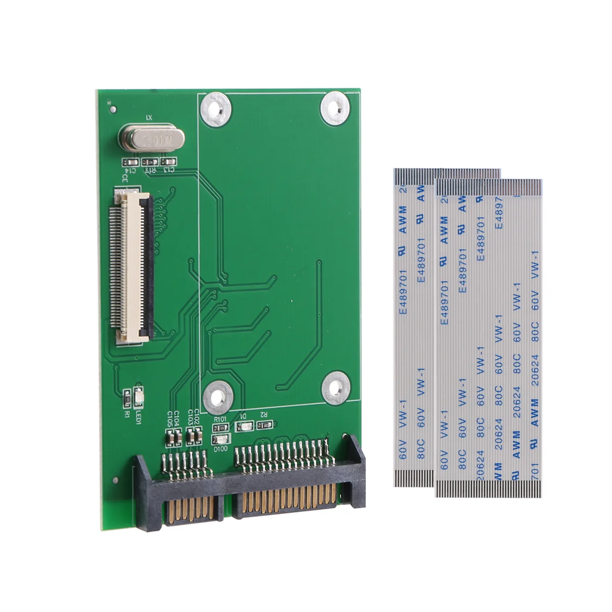 1.8 Inch 40Pin ZIF/CE SSD HDD Hard Disk Drive to 7+15 22 Pin SATA Adapter Converter Board