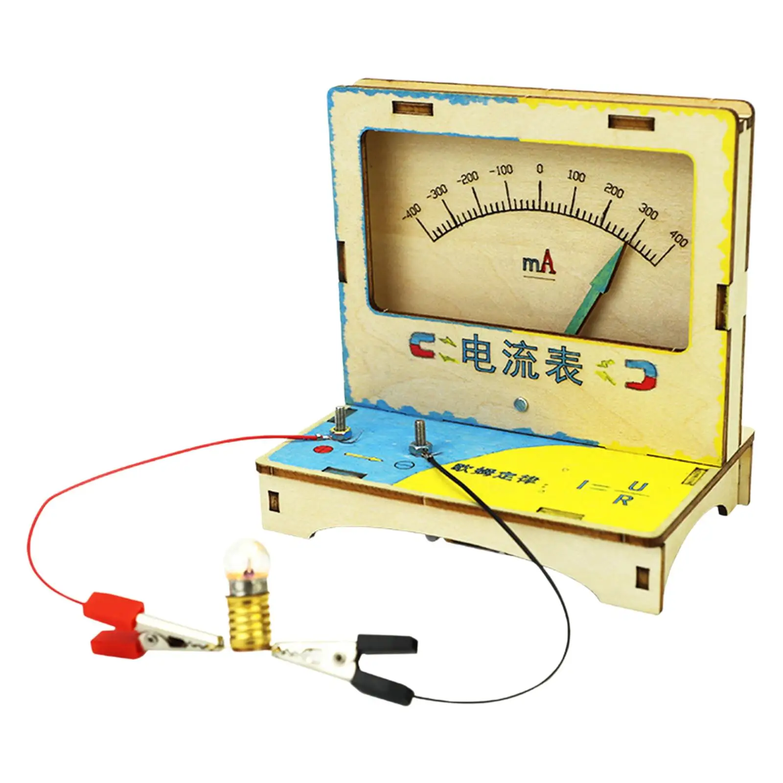 Science Experiment Project DIY Ammeter Toy Assembly Wooden Science Project for Kids Age 8 9 10 11 12 Years Old Teens Gifts