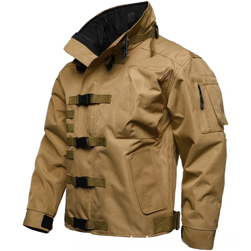 Trendy Outdoor Sports Mountain Climbing Fishing Windproof Waterproof Functional Jacket Men's Jacket Jacket