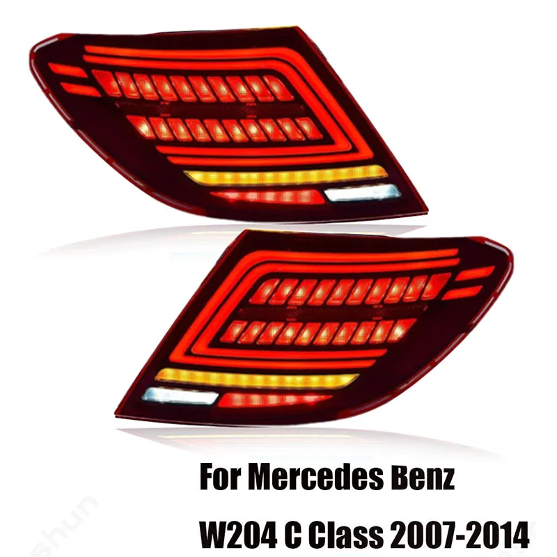 

Led Taillight Assembly For Mercedes Benz C Class W204 2007-2014 C180 C200 C260 C63 Modified LED Rear Tail Light