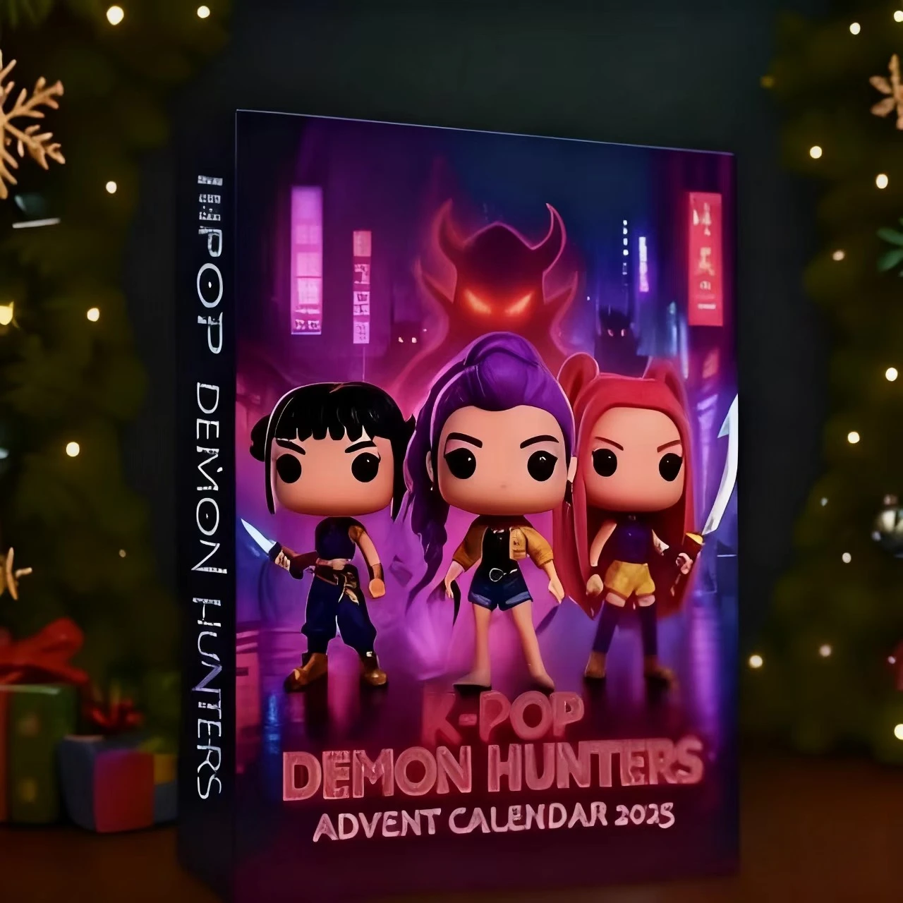 In stock Christmas Kpop Demon Hunting 24pcs Advent Calendar Surprise Blind Boxes For Halloween Mystery Box Gifts Toys