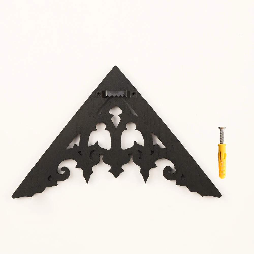 Cross-Border Dark Gothic Triangular Carved Wall Decor for Retro Home Use - view 5