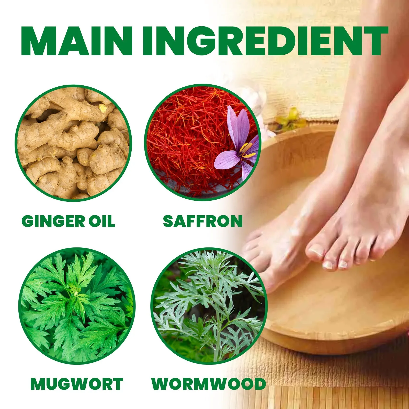 Lymphatic Drainage Foot SoakLeg Slimming Foot BathWormwood Foot Bath BagNatural Herb Foot SoakFoot Spa Unisex